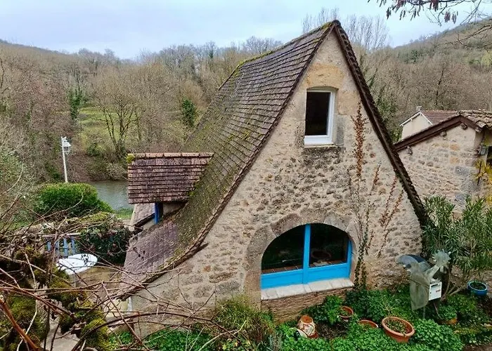 La Terrasse Bleue, Havre De Paix Avec Vue Sur Le Cele, A 15 Min De Figeac בית נופש *
